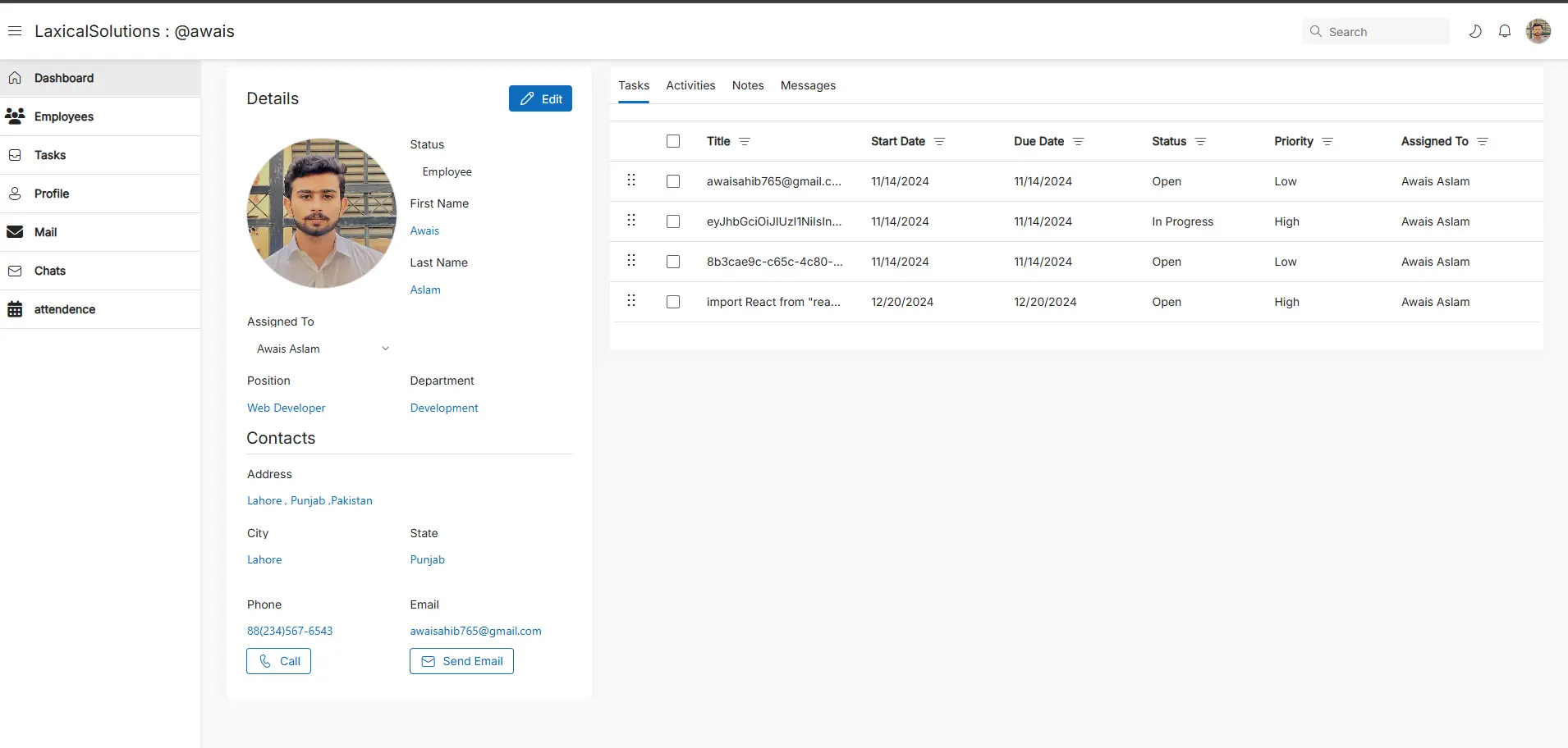 Employee Management System